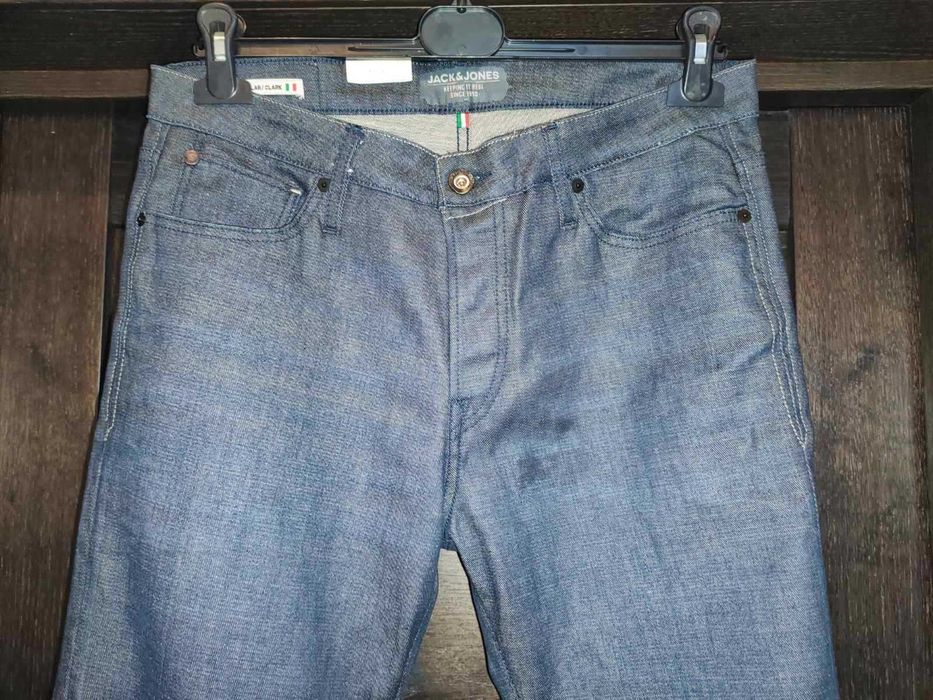 Стильные синие джинсы Clark Jack&Jones. Размер W31/L32