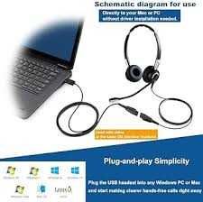 fone de ouvido tipo profissional call center Jabra LINK230 sem ruídos