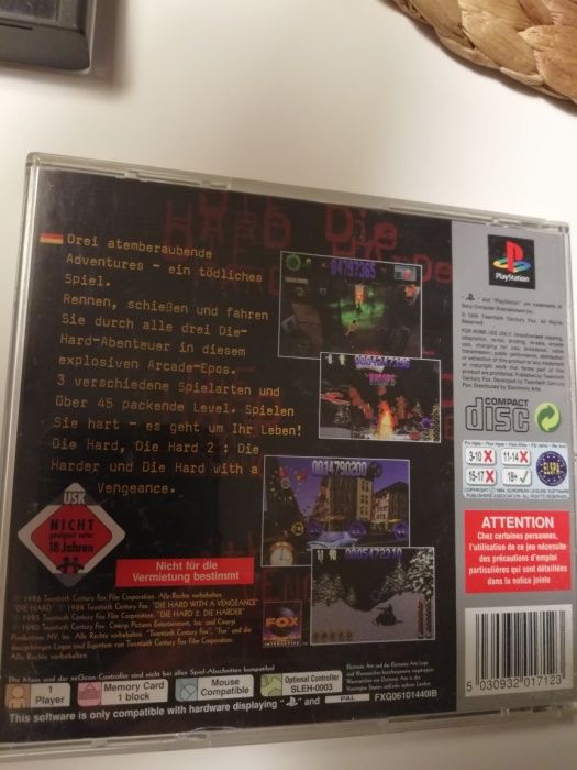 Gra Die trilogy hard psx