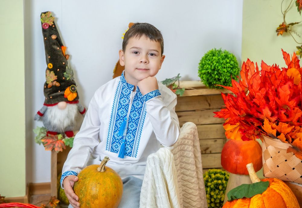 Вишиванка сорочка на хлопчика 110 розмір