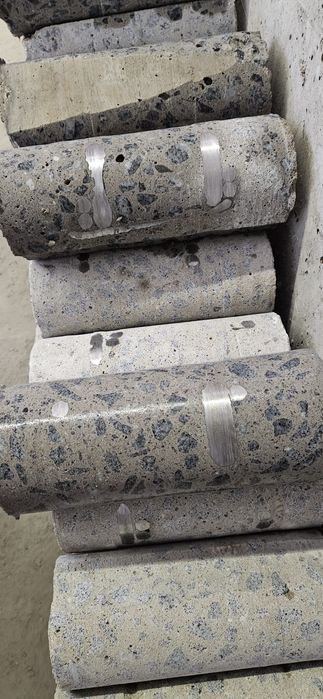 Carotes em betão armado
