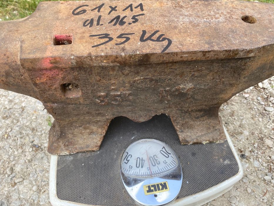 Bigorna 35 kg  61x11 cm