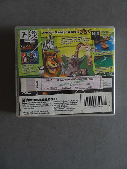 Jogo Nintendo DS - Madagascar 2 Escape Africa