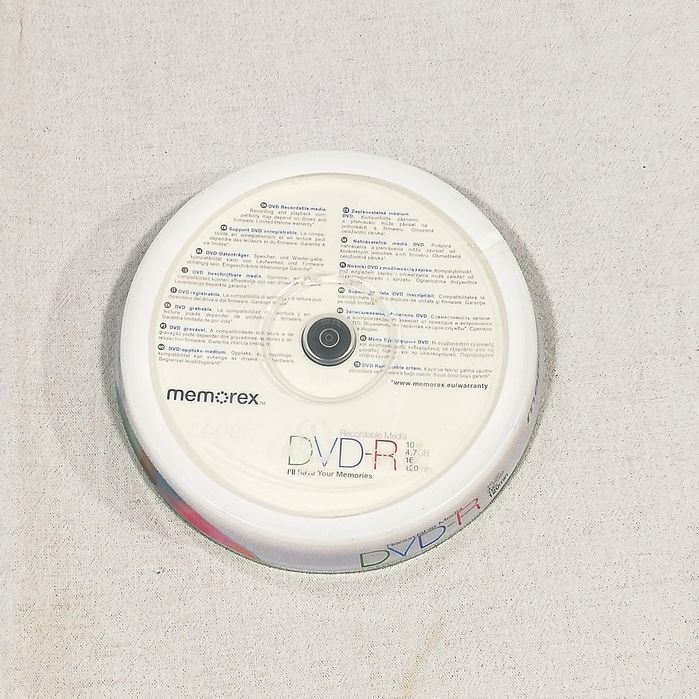 Pack novo e selado de 10 DVD-R