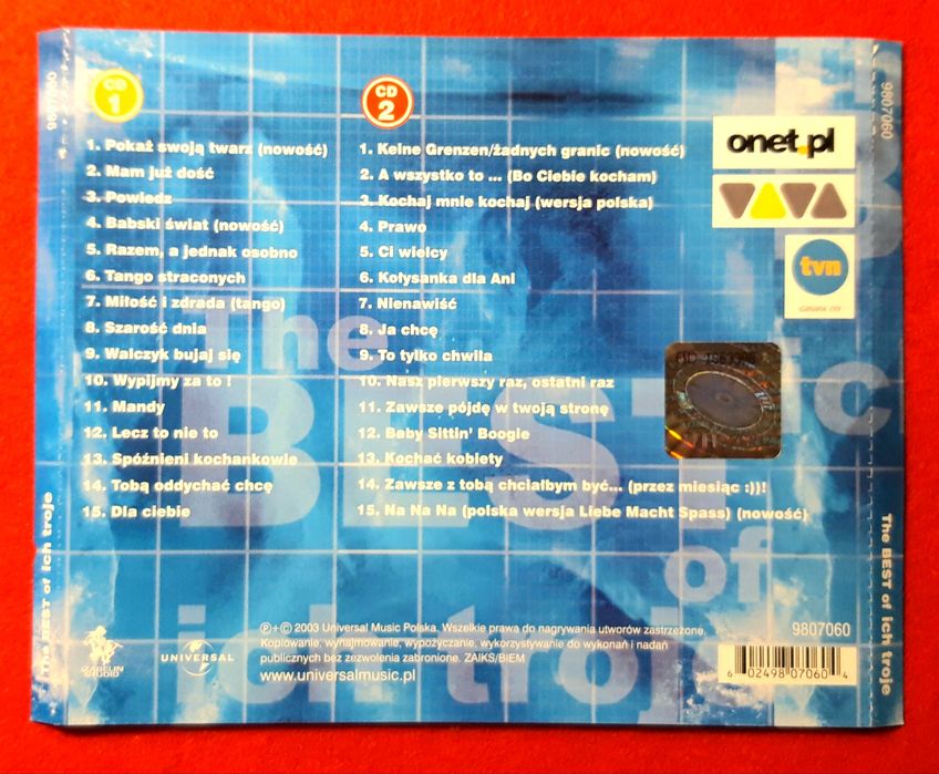 Ich Troje – The Best Of Ich Troje (2xCD, 2003)