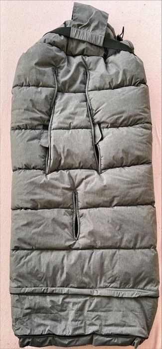 Saco térmico cinzento extensível para carrinho