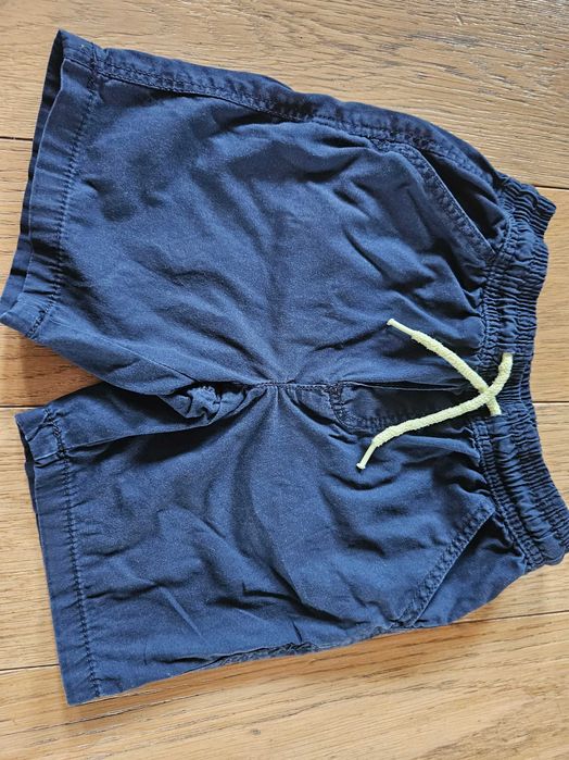 Spodenki krótkie 98 104 granatowe do przedszkola