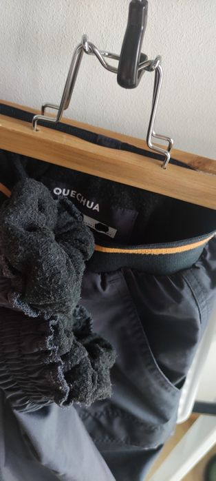 Quechua ocieplane  spodnie, rozm. 123-130