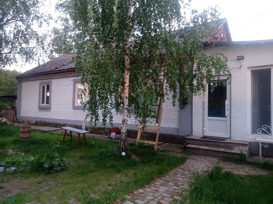 Баня на дровах в екосадибі Тальки біля соснового лісу