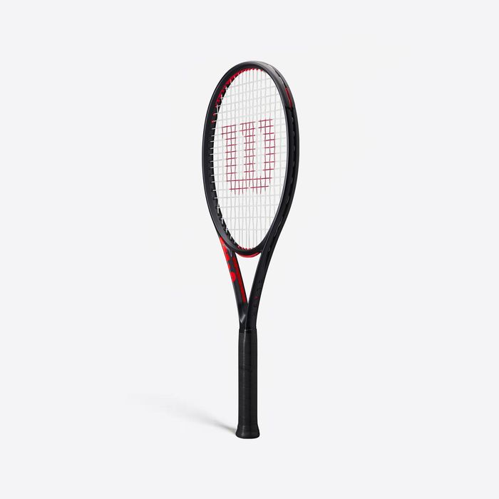 Raquete de ténis adulto - WILSON CLASH 100L V3 Preto laranja