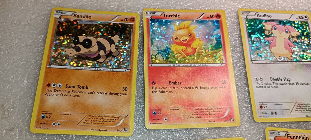 Antigas cartas Pokémon holo 5 EUR á unidade
