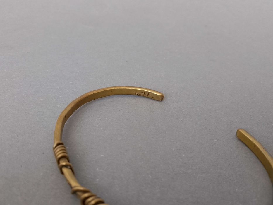 Bransoletka mosiądz metaloplastyka MET Prl