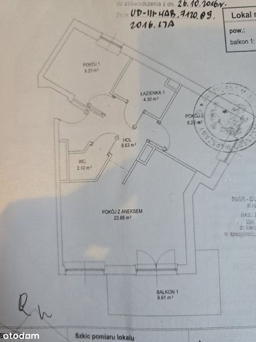 3 pokoje | 57,32 m2| 700m Metro Młociny | Bielany| Bezpośrednio