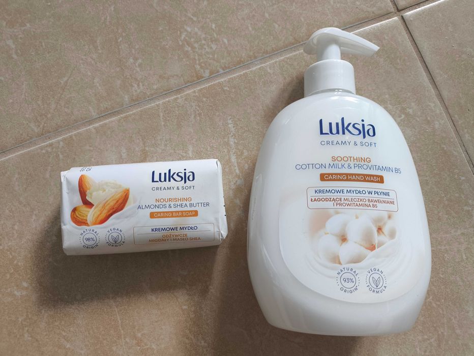 Mydełka Luksja nowe