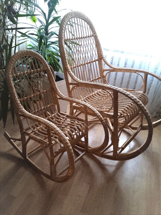 Нове крісло плетене гойдалка , качалка кресло , лоза, плетене з лози