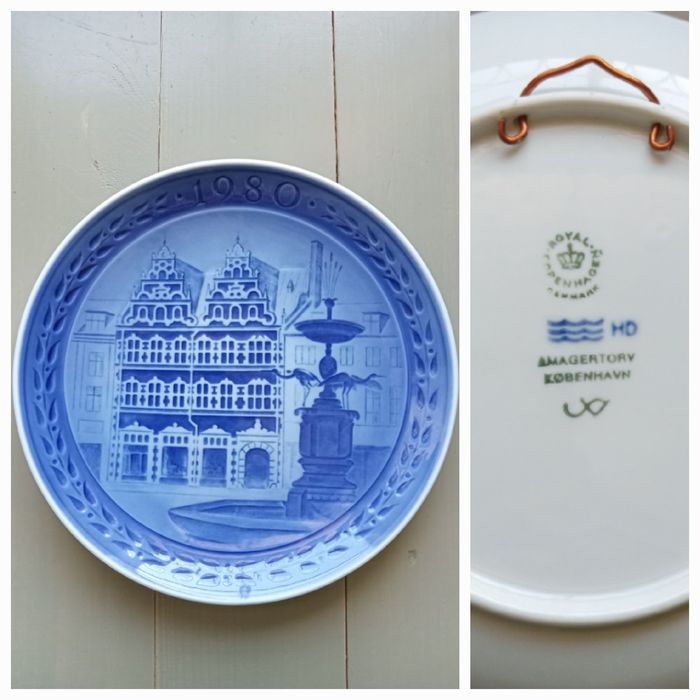 Колекційна настінна тарілка Данія Royal Copenhagen i Bing & Grøndahl