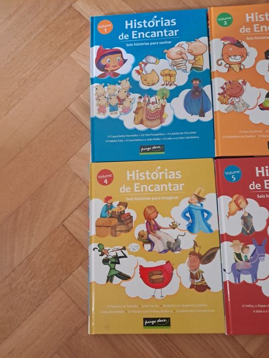Conjunto de livros completo  histórias de encantar pingo doce
