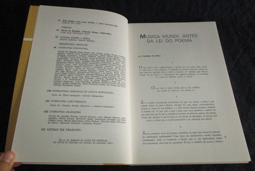 Colóquio Letras nº 99