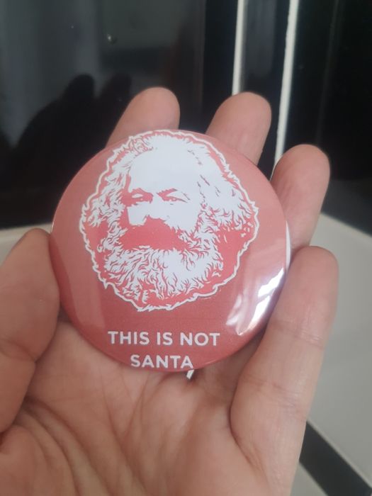Pin grande 58mm de karl marx