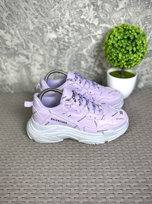 Balenciaga кроссовки 38 размер женские сиреневые
