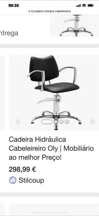 Cadeira cabeleireiro