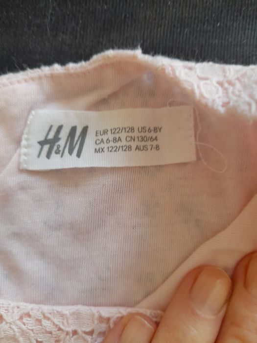 H&M sukienka koronkowa rozmiar 122/128