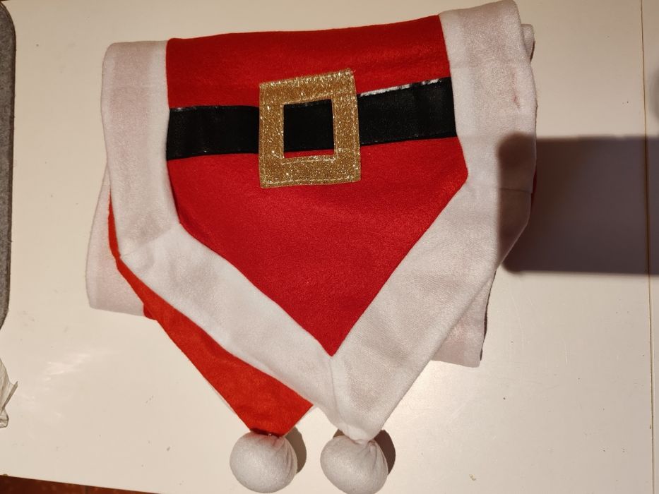 Bieżnik świąteczny pas Mikołaja