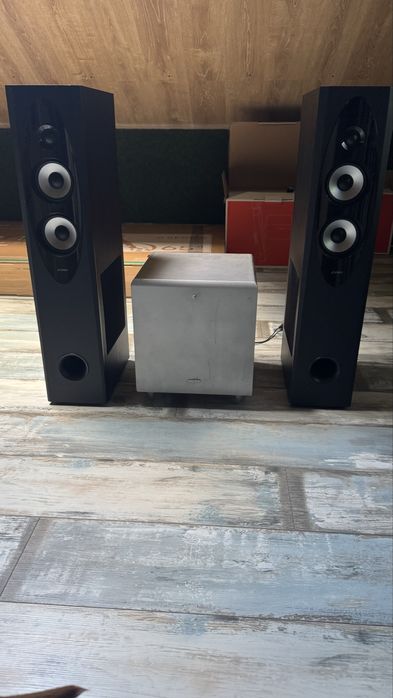 Акустика активная со встроеными сабами так же есть активный саб