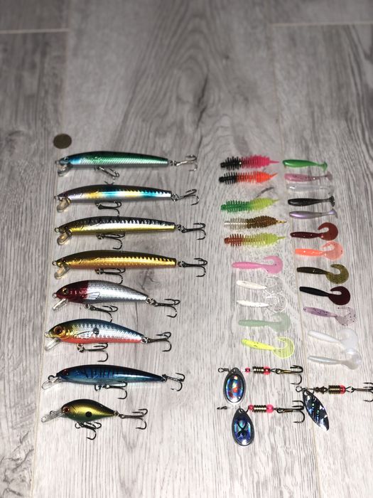 Воблер блесна вертушка силиконовая рыбка