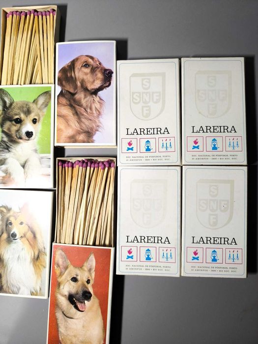 Coleção Completa Fósforos Tema Cães