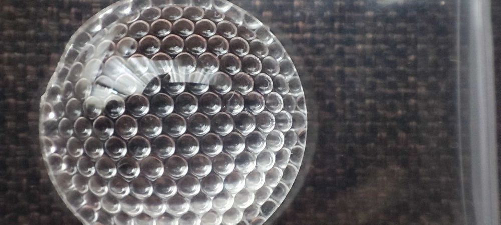 Тир линза оптика на фонарь 19.5 мм