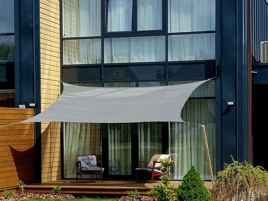 Żagiel przeciwsłoneczny HDPE 4x7