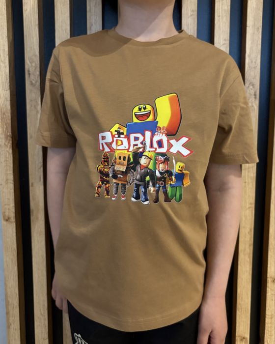 Nowe t-shirty chlopiece Minecraft, roblox, brawl stars, lego 110-140