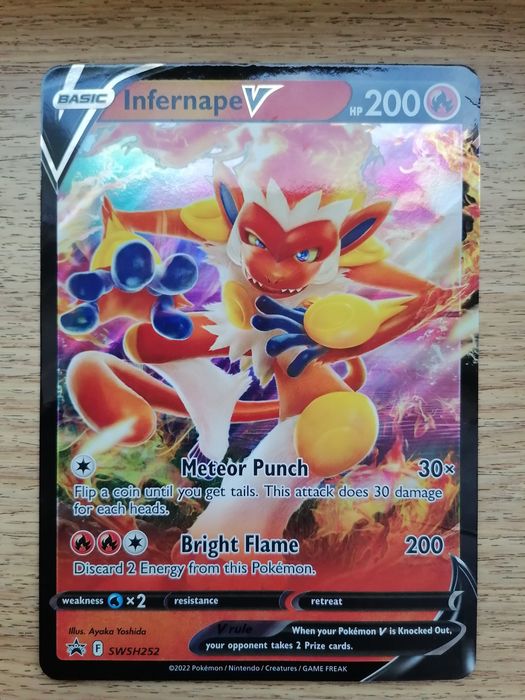 Pokemon TCG Infernape V Card