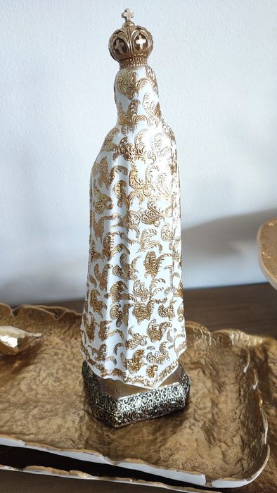Estatueta / Nossa Senhora de Fátima - 43cm ( Novo )