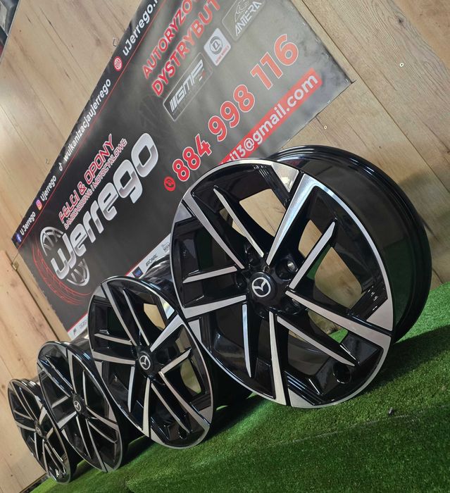 NOWE Alufelgi MAZDA 17x5x114,3-Mazda 3, Mazda 6 Cx-3, Cx-30,Cx-5, Cx-7