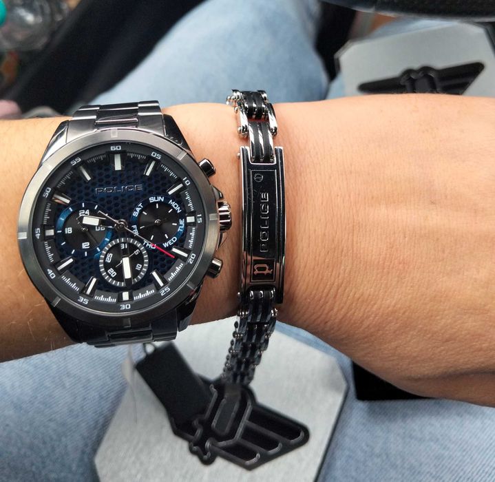 Relógio e pulseira Police