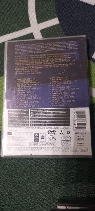 Płyta DVD Simply Red Live in London