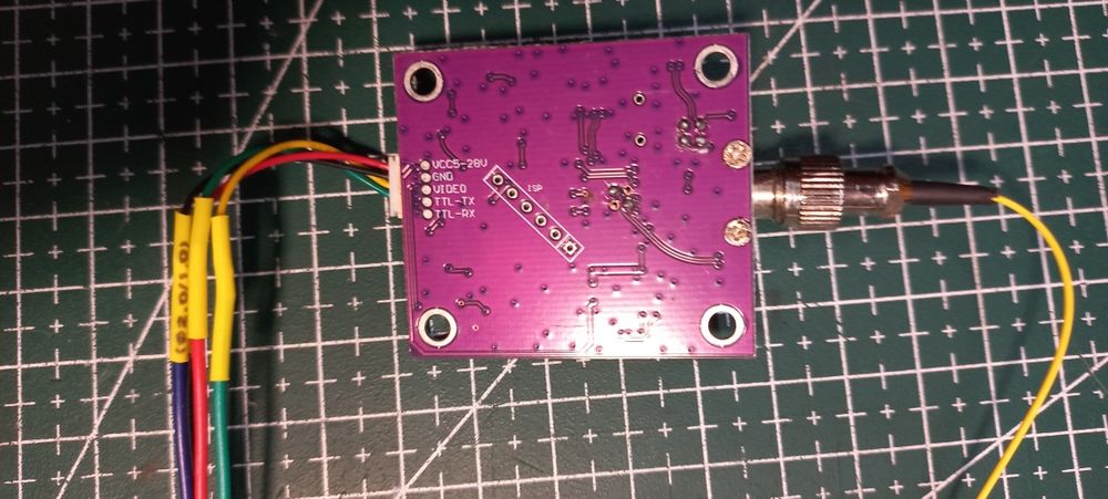 Медіаконвертер RX UART +відео SD в оптоволокно 20км, FC/UPC, одномодовий