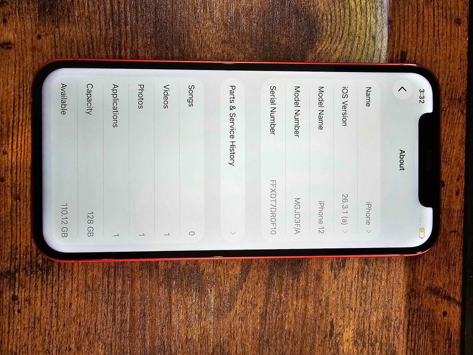 Iphone 12 128Gb Czerwony Bat:83% Gwarancja/SklepGSM/Lwsk