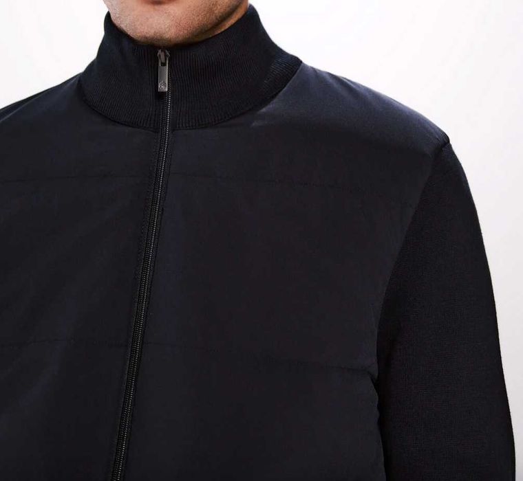 Springfield Casaco Algodão e Forro Gola Subida XS Azul Escuro