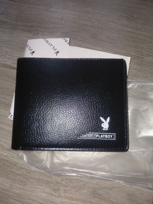 Nowy skórzany portfel Playboy
