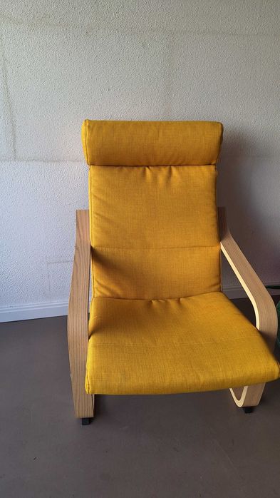 Fotel Ikea POÄNG żółty
