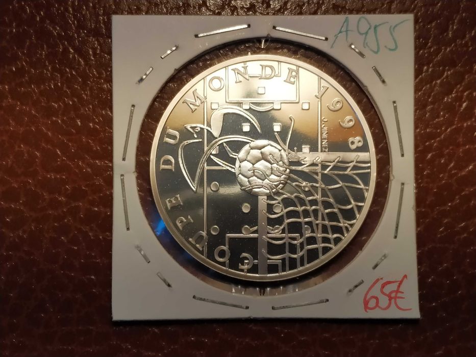 A955 moeda de 10 francos de 1996 em prata proof - França