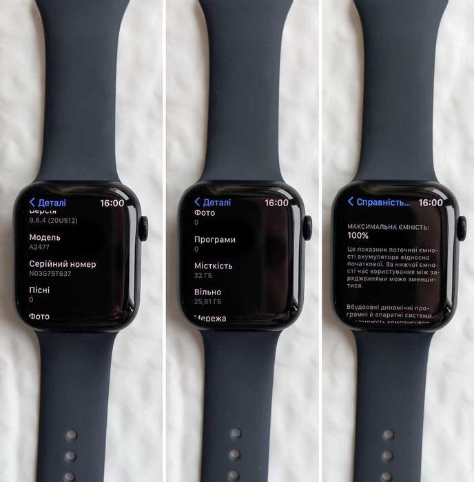 New нові Apple Watch 7 45 Midnight Гарантія Магазин