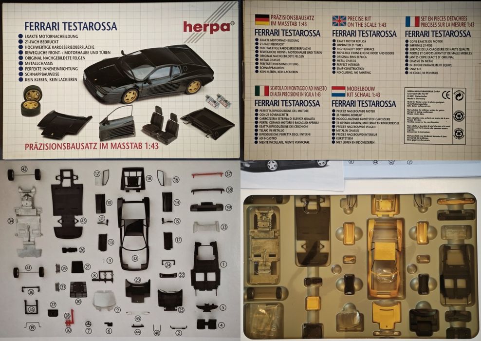 Модели и наборы 1/43 Ferrari Testarossa, 348 (Herpa)