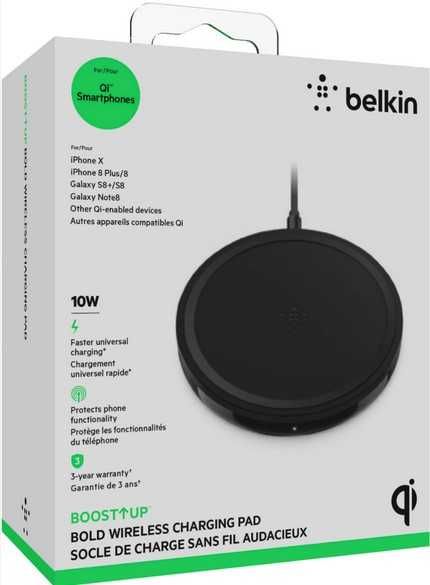 Belkin BOOST UP Bold Wireless Charger ładowarka indukcyjna 10W czarna