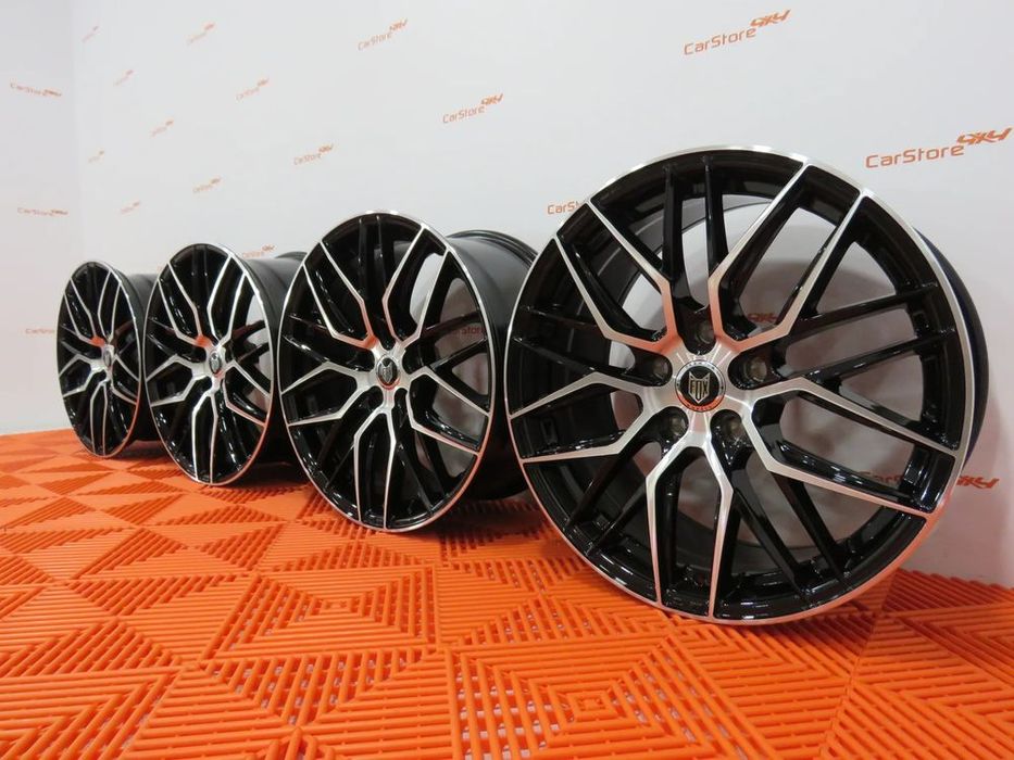 Jantes Fox BMA 19 x 8.5 et 45 5x112 Preto e Maquinado