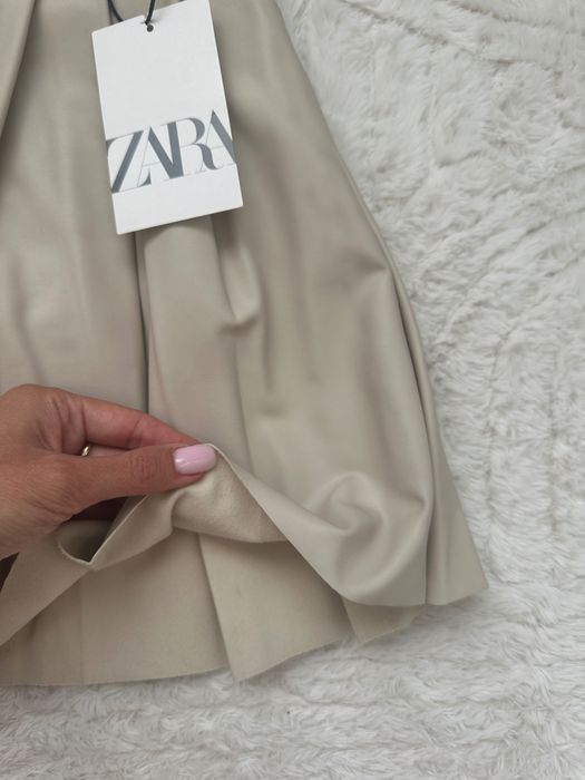 Кожаная юбка Zara рост 122 см