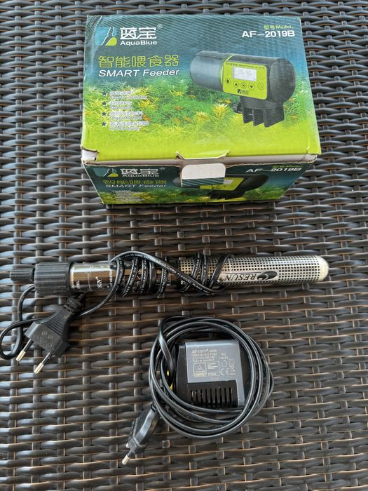 Dispensador de comida para aquario e acessorios